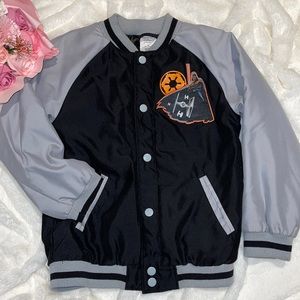 Boys Disney Star Wars Darth Vader Varsity Jacket